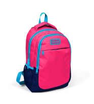 Coral High Kids Neon Mercan-Lacivert Üç Bölmeli Okul Sırt Çantası 14392