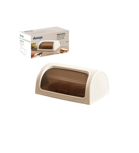 KAR BEYAZ EKMEK DOLABI KUTULU SÜRGÜLÜ KAPAK 420X274X180MM (5343)