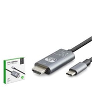 HADRON HDX7853 Type-C to HDMI Görüntü Kablosu 4K 30 Hz 1.8 m Gri