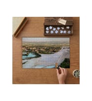 Pamukkale - Denizli Tasarımı 240 parça Ahşap Puzzle Ahşap Kutuda MP02210