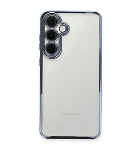 Samsung Galaxy S24 Fe Kılıf Kamera Korumalı Lensli Silikon - Lacivert