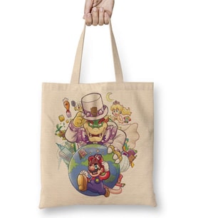 Super Mario Odyssey Bez Çanta Uzun Saplı
