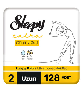 Sleepy Extra Ultra İnce Günlük Ped Uzun 4 x 32 Ped