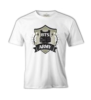 BTS - Army Arma Beyaz Erkek Tshirt