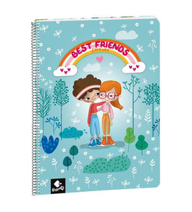 Busquets BFF Çizgili A4 Spiralli Defter 80 Yaprak 2005309590