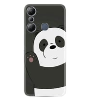 Infınix Hot 20i Kılıf Silikon Desen Özel Seri Hello Panda 1709