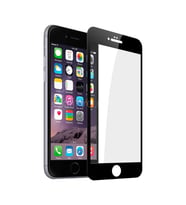 iPhone 7 / 8 Uyumlu Ön Koruma Temperli Cam Ekran Koruyucu (Siyah)