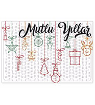 Mutlu Yıllar İllüstrasyon Puzzle 240 Parça Yapboz