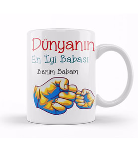 Babalar Günü Babaya Hediye 013 Kupa Bardak Porselen