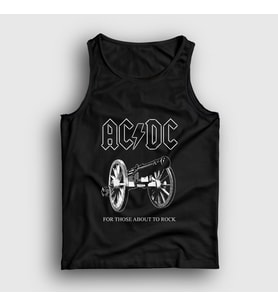 Presmono Unisex Siyah Cannon AC/DC Atlet 6113tt