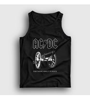 Presmono Unisex Siyah Cannon AC/DC Atlet 6113tt