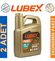 Lubex Primus Hybrid 0W-16 4 Lt Tam Sentetik Motor Yağı (2 Adet)