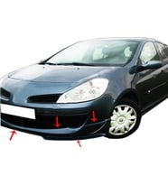 Renault Clio Uyumlu 3 Ön Tampon Altı Fiber 2005-2009