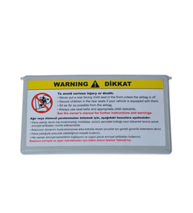 Mercedes C Class W203 2001-2007 için Güneşlik Ayna Kapak Gri Renk