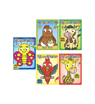 Hareketli Gözler Boyama Kitabı 5 KiTAP