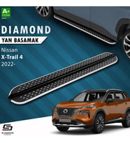 S-Dizayn Nissan X-Trail T33 Diamond Krom Yan Basamak 183 Cm 2022 Üzeri