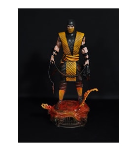 Mortal Kombat Scorpion Figür Mortal Kombat Scorpion Obje Büyük Boy 25CM