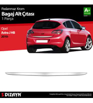 Opel Astra Uyumlu J Hatchback Krom Bagaj Alt Çıta 2010 Üzeri (Karışık)