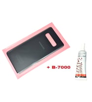 Tkgz Samsung Galaxy S10 PLUS Arka Pil Batarya Kapağı (CAM+B-7000) SİYAH