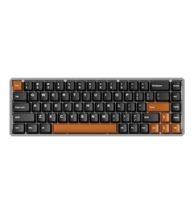 AKKO MOD68 HE Misty Black Brown %65 AstroLink Magnetic Switch 8K Hz Hall Effect Hotswap ARGB Kablosuz İngilizce Mekanik Gaming Klavye