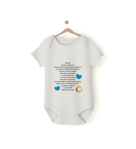 Pia Baby PBG39 Babalar Gününe Özel Babaya Mektup Bebek Zıbın