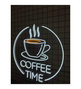 COFFEE TIME Yazılı Neon Tabela