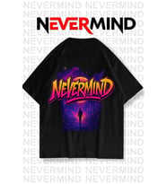 Neon Unisex Tişört Retro Vaporwave Tasarım %100 Pamuk (Siyah)