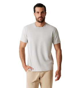 Guess Kısa Kollu Blake Dokulu Bisiklet Yaka Erkek Gri T-Shirt M6RP33KB170-A92E