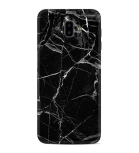 Samsung J6 Plus J7 Prime J7 Pro M20 Kılıf Desenli Silikon Fragile Black Mermer 1378