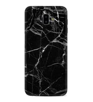Samsung J6 Plus J7 Prime J7 Pro M20 Kılıf Desenli Silikon Fragile Black Mermer 1378