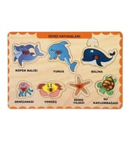 Ca Games Ahşap Puzzle Deniz Hayvanları 19X29