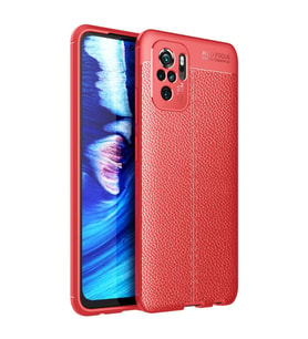 Xiaomi Redmi Note 10 Kılıf Auto Focus Kapak - Kırmızı
