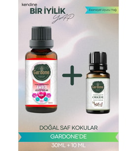 Amber 30 ML + Orkide 10 ML ( Oda Kokusu Aroma Terapi Buhurdanlık / Difüzör Yağı ) Set 2 Adet