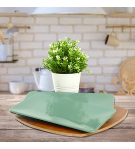 Keramika Yeşil Siera Kayık Tabak 33 Cm 2 Adet