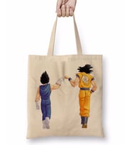 Songoku & Vegetta Bez Çanta Uzun Saplı