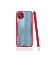 Realme C21 Kamera Korumalı Mat Renk Parfe Model Silikon