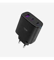 C317 Strong GaN 3 Ports 45W Fast Charger Adapter (Siyah)