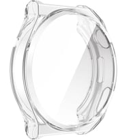 Huawei Watch 4 Pro için Kılıf 360 Full Round Soft Silicone Şeffaf [Watch 4 Pro ile Uyumlu Kılıf - Şeffaf]