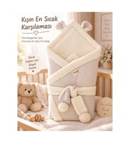 KIŞLIK KALIN BEBEK BATTANİYESİ %100 PAMUKLU DOĞAL ORGANİK UYKU KUNDAĞI HAST
