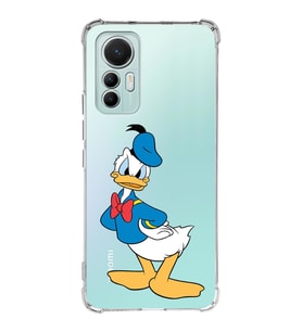 Xiaomi Mi 12 Lite Uyumlu Köşe Korumalı Antişok Kapak Donald Duck Tasarımlı Şeffaf Silikon Kılıf