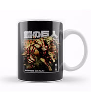 Reiner Braun Reiner Attack on Titan Kupa Bardak Porselen