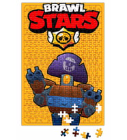 Brawl Stars Darryl Puzzle 240 Parça Yapboz