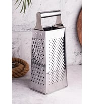 Metal Rende, Paslanmaz Çelik, Çok Amaçlı ve Dayanıklı Tasarım, Sebze, Peynir ve Meyve Rendesi, Ergonomik Saplı, Kolay Temizlenebilir, Mutfak için Pratik ve Şık
