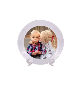 Porselen kişiye özel resimli tabak 20 cm