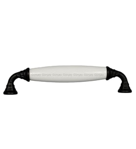 Gürçay Sude Porselen Kulp Siyah Düz 128mm (2 Adet)
