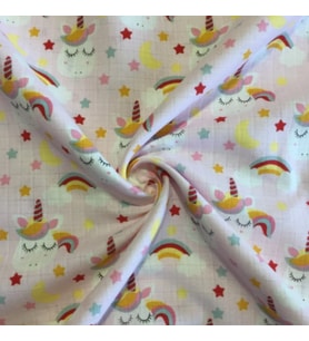 Müslin Örtü 75x85  Ağız Bezi Hediyeli (Pembe-Mavi-Sarı-Beyaz)