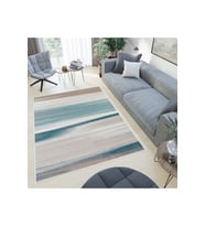 Rovigo Home Dijital Baskı Yıkanabilir Kaymaz Taban Salon Halısı RVG0521 (Yeşil)