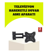 Mey İthalat® VESA Uyumlu Hareketli TV Askı Aparatı Kolay Montaj