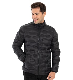 Crozwise Erkek Dolumlu Mont siyah 5031-10
