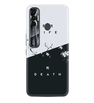 Tecno Spark 6 6 Go 8C 8 Pro 7 7 Spark 9 Pro Kılıf Desemli Silikon Life and Death 1339